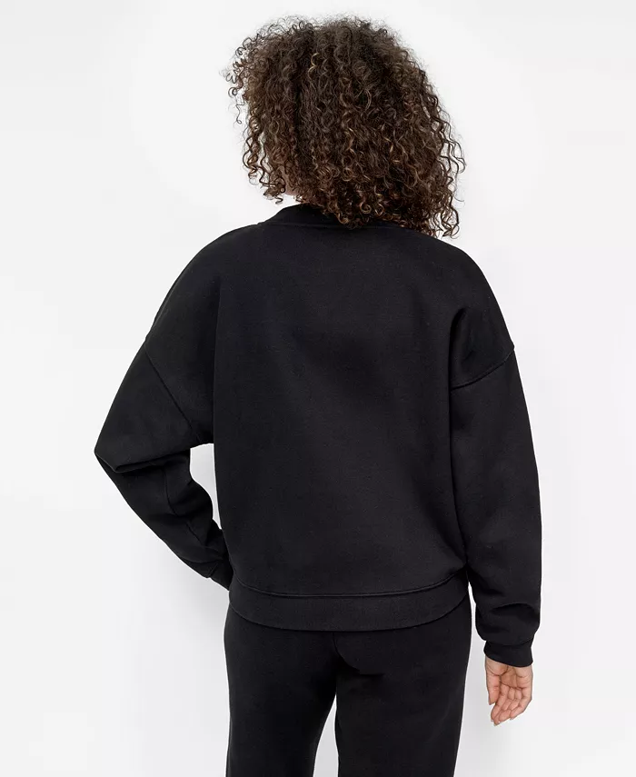 Women's Crew Neck Long Sleeve Sweatshirt - thumbnail 8