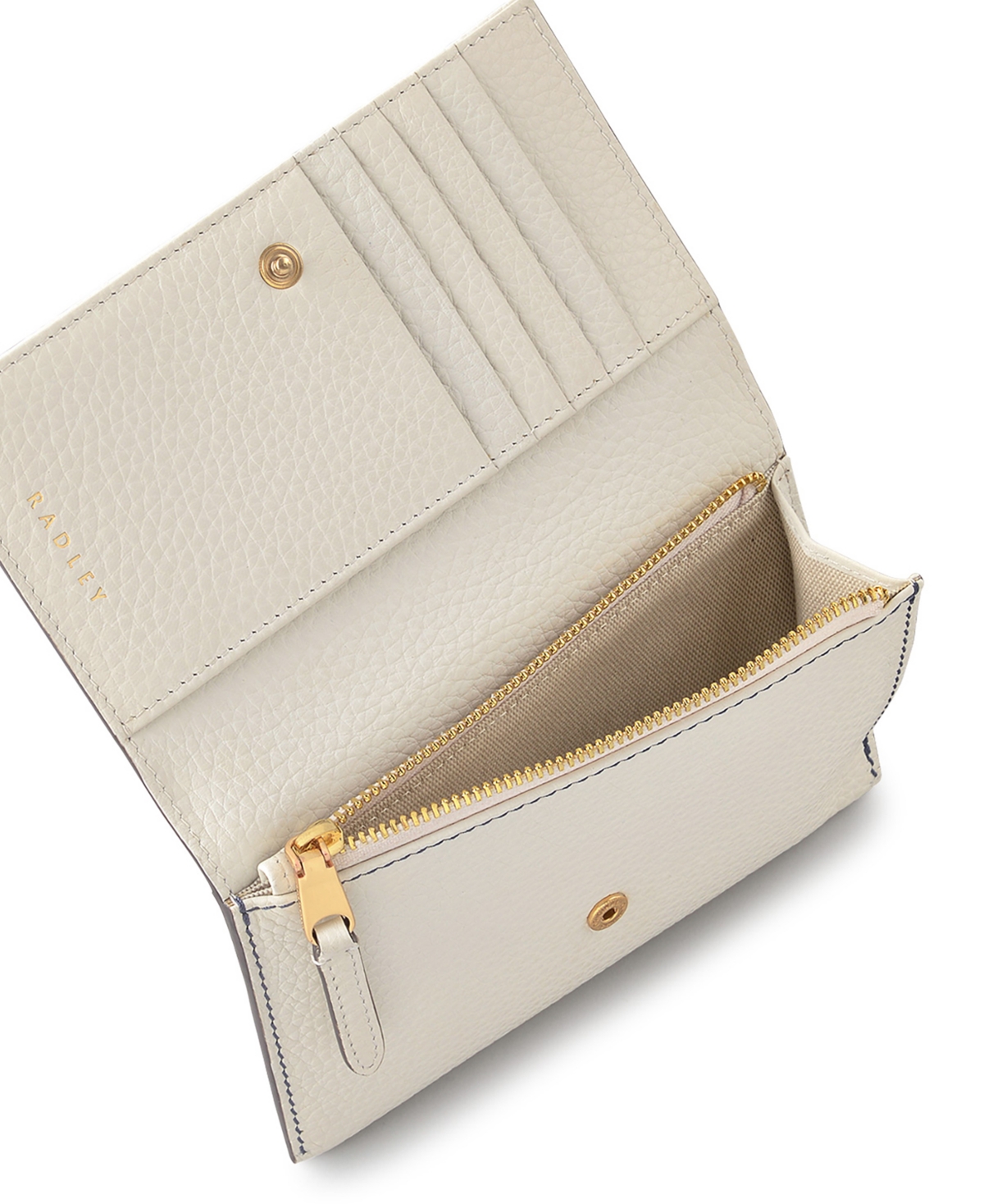 Radley London Cut Out Floral Flap Over Wallet In Gray