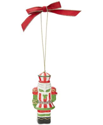 Christmas Tree Candy Cane Nutcracker Ornament