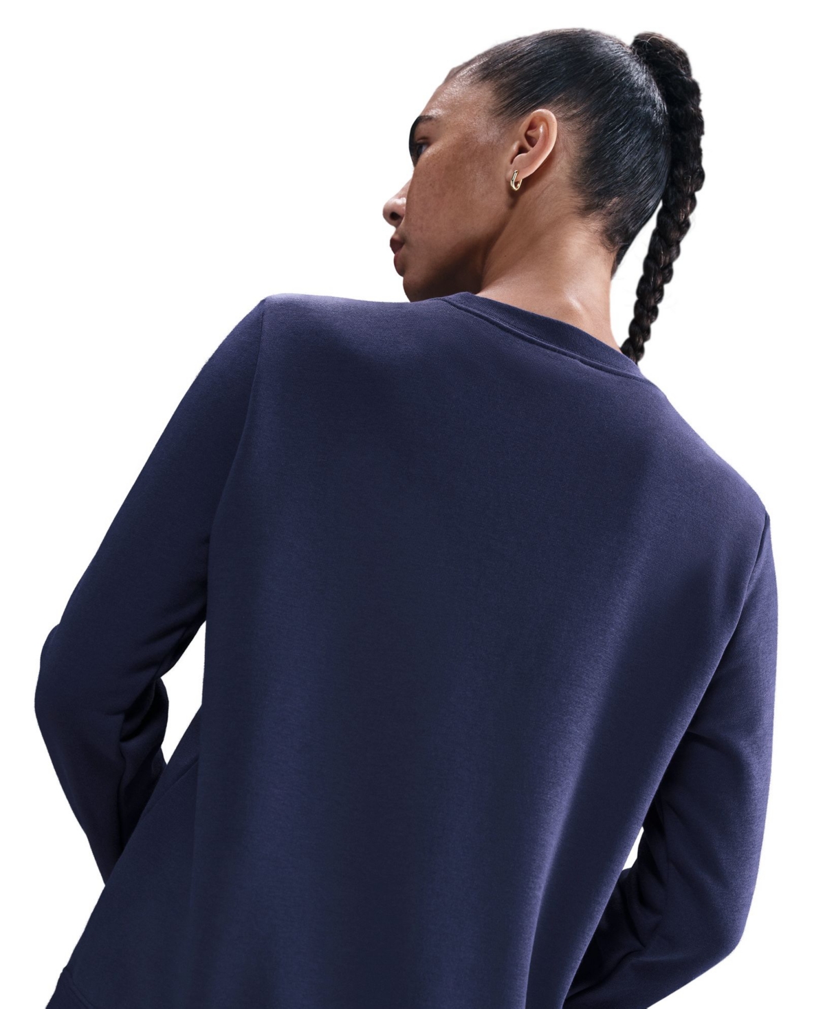 Nike Sportswear Women's Club Fleece Crewneck Sweatshirt In Blue