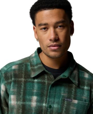 Men's Steens Mountain II Plaid Fleece Shirt Jacket