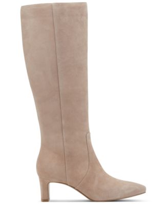 Women's Mabel Wide-Calf Suede Dress Boots