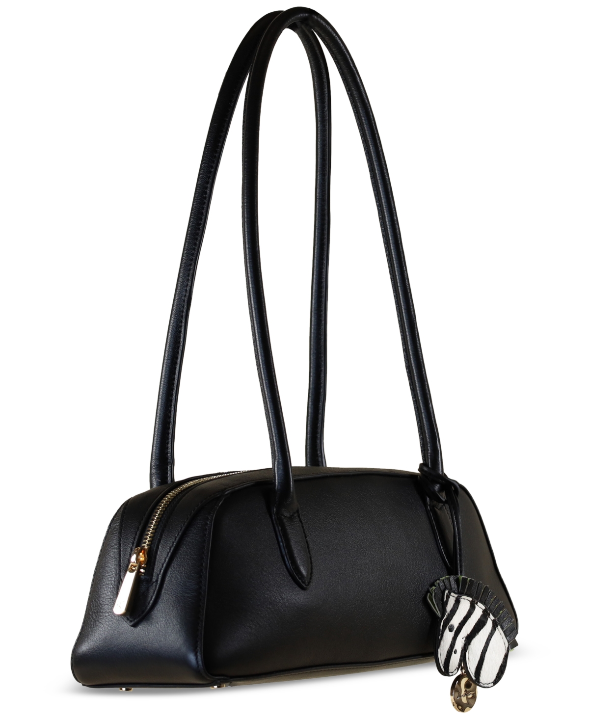 Sam Edelman Women's Nori Leather Bowler Medium Satchel Bag In Black