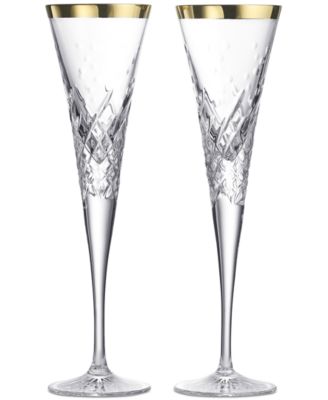 Waterford - Celebrations Gold 4.5-oz. Toasting Flute, Set of 2