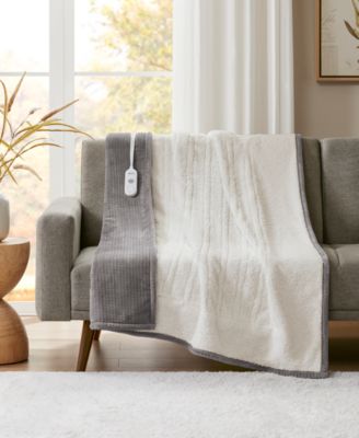 Heated Waffle to Sherpa Throw, 50" x 60"