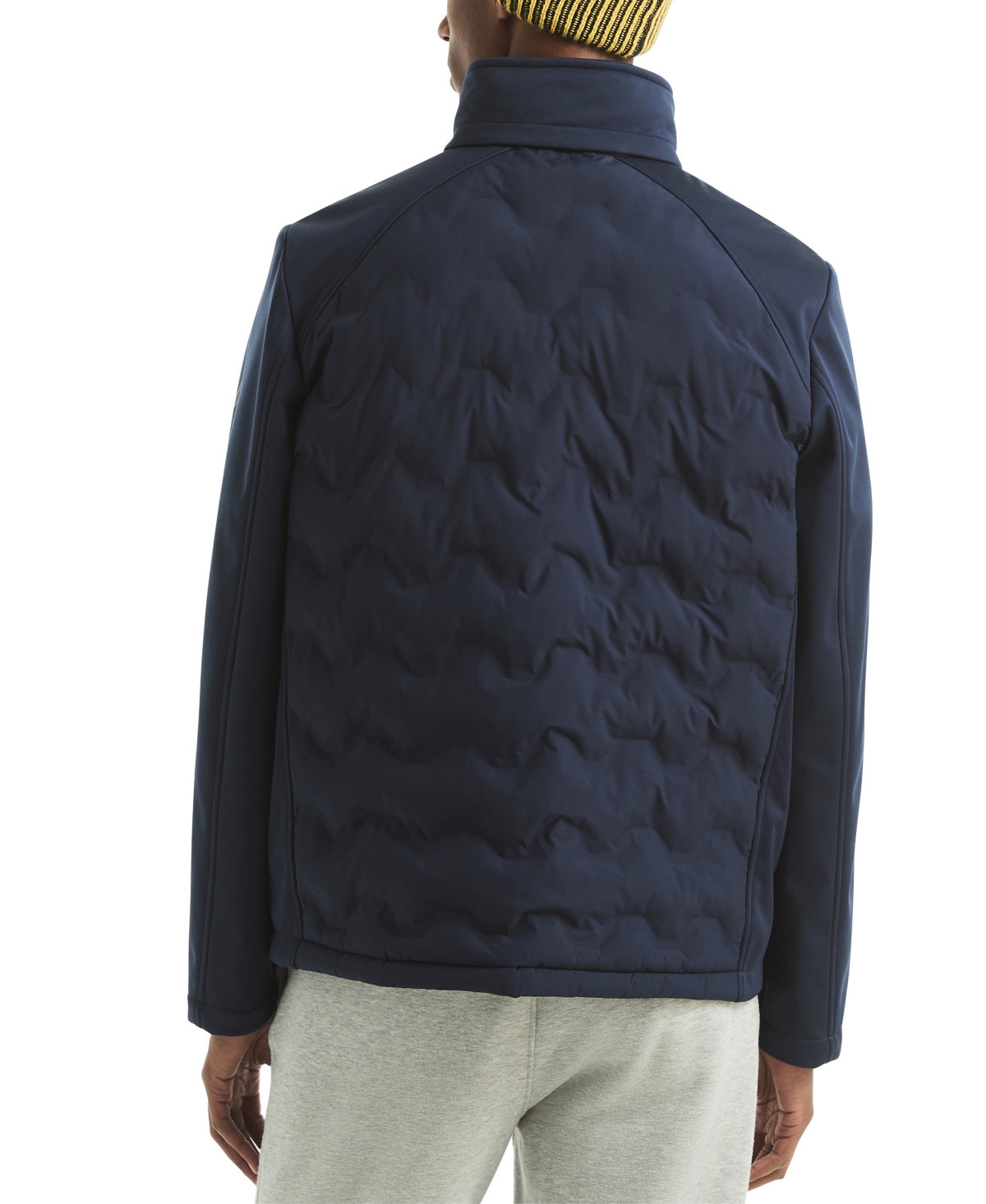 Nautica Men's Gold Hybrid Lightweight Jacket In Blue