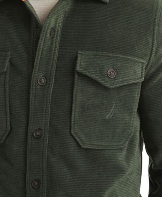 Men's Polar Fleece Button-Up Shirt