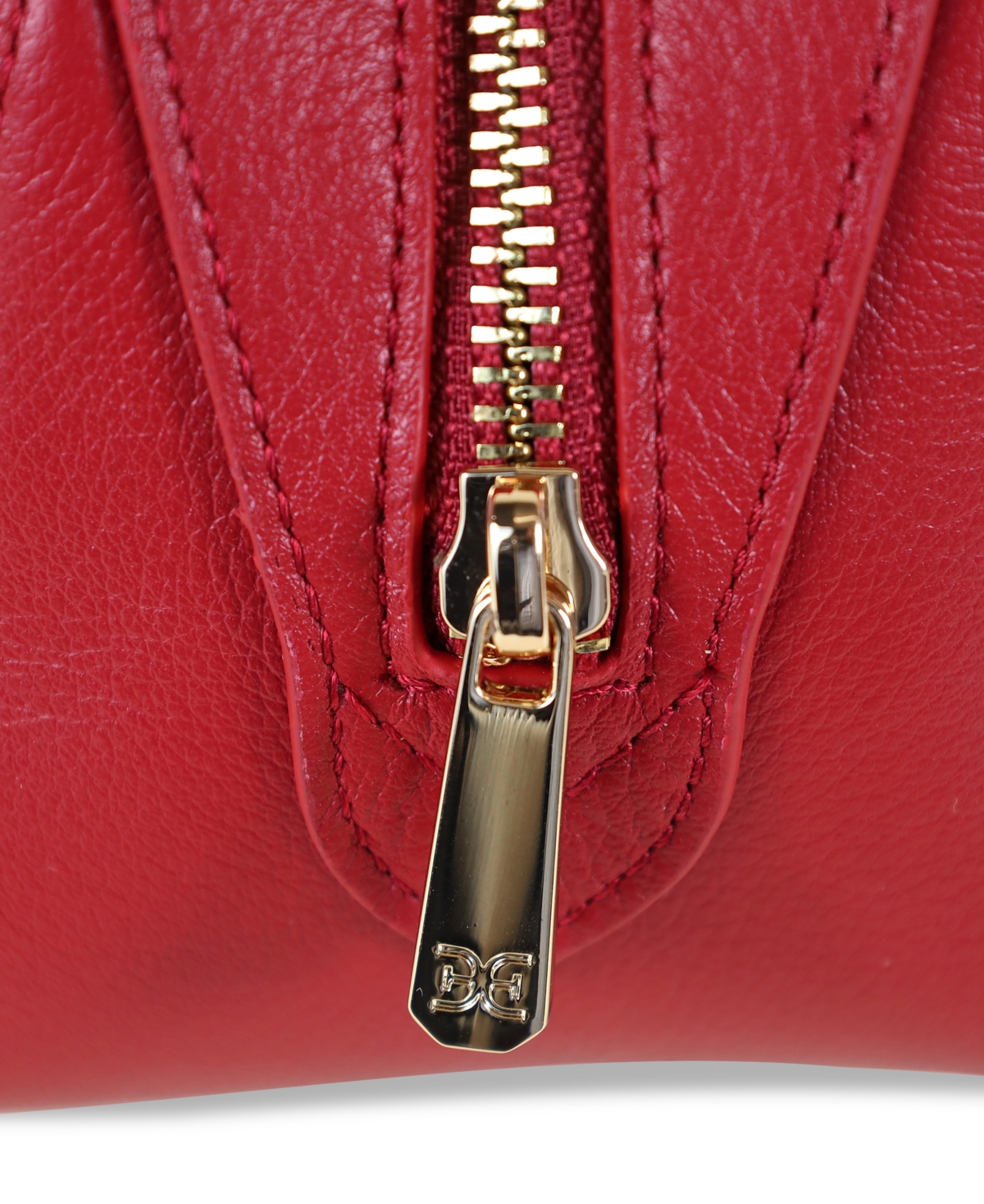 Sam Edelman Women's Nori Leather Bowler Medium Satchel Bag In Red