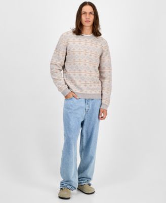 Men's Archer Long-Sleeve Crewneck Sweater, Macy's Exclusive