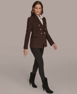 Women's Double Breasted Buttoned Blazer