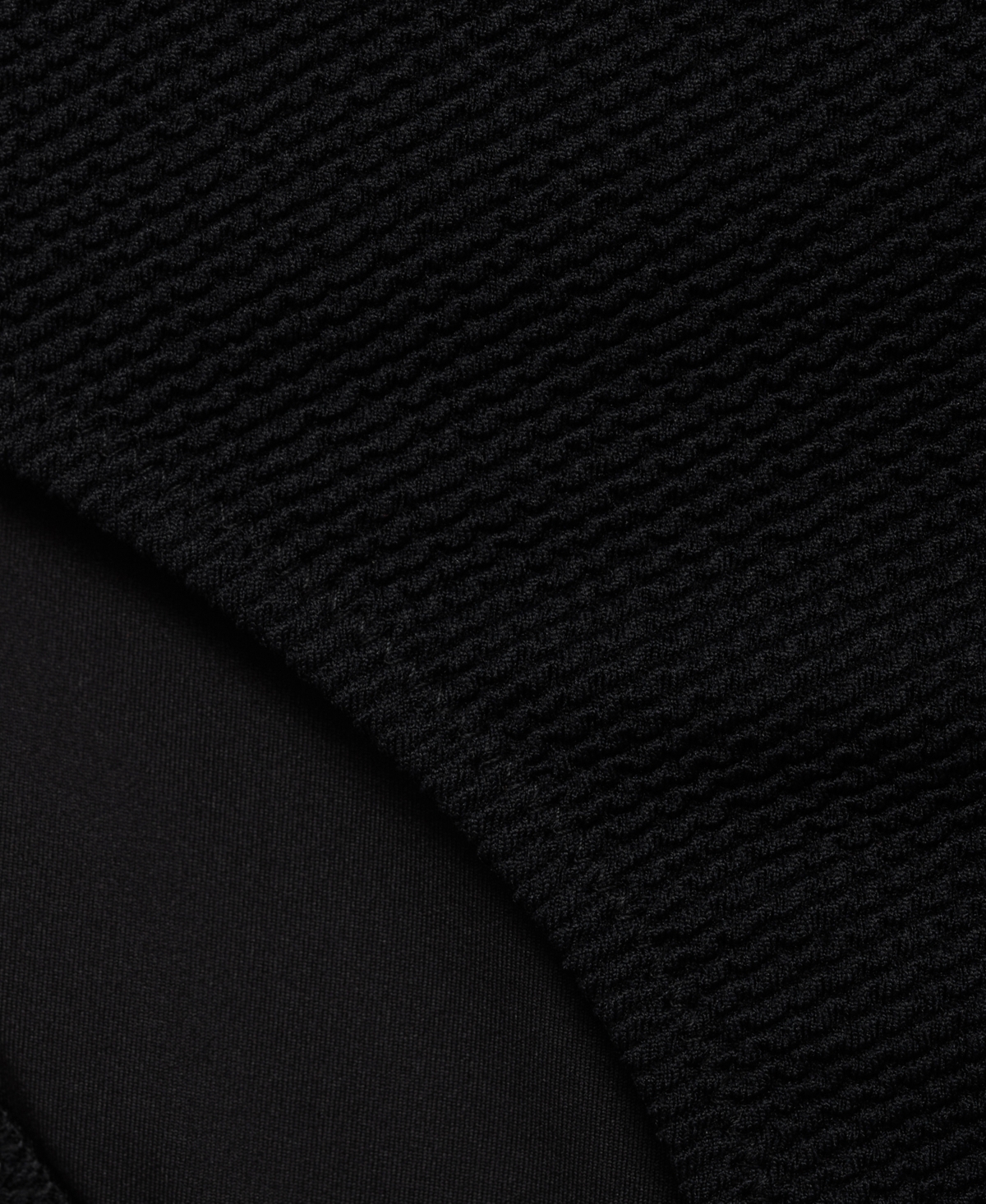 Mango Ribbed High-waisted Bikini Bottom Black In White