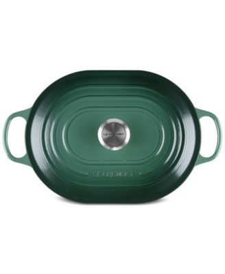Enameled Cast Iron Signature 3.75-Quart Oblong Dutch Oven With Lid