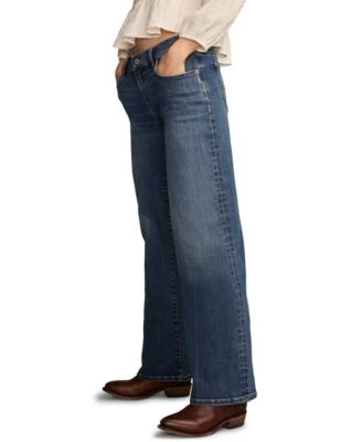 Women's&nbsp;Mid Rise Sweet Wide Leg Jeans