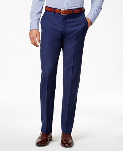 Ryan Seacrest Distinction Men's Mid Blue Slim-Fit Pants, Only at Macy's