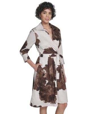 Women's V-Neck Shirt Dress