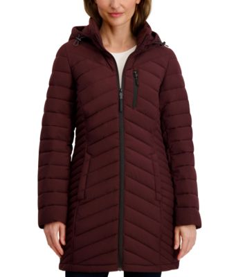Women's Hooded Water-Resistant Puffer Coat