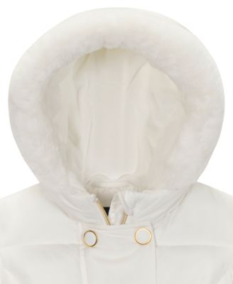 Baby Girls Double Breasted Puffer Jacket