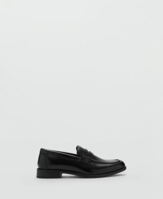 Men's Nappa Leather-Effect Moccasins