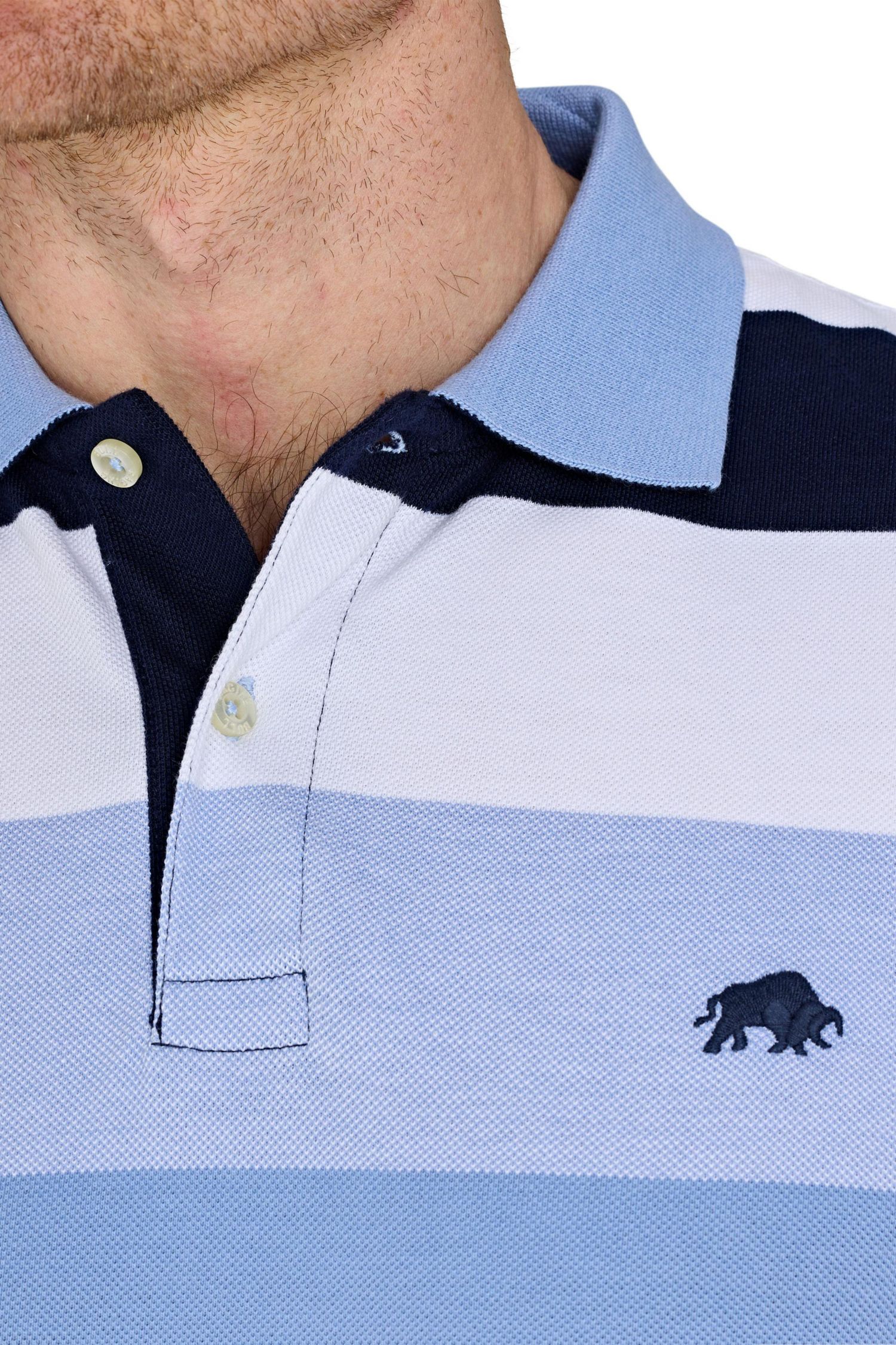 Men's Birdseye Hoop Pique Polo