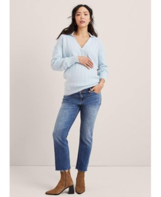 Maternity The Under the Bump Crop Jean