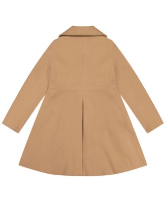Big Girls' Notch Collar Coat
