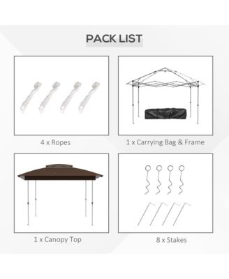 12' x 12' Pop Up Canopy with Mesh Sidewall Netting,