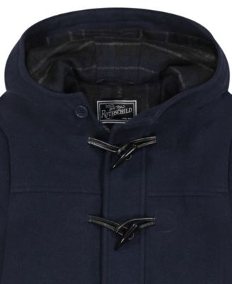 Big Boy 2-Piece Toggle Dress Coat and Scarf Set