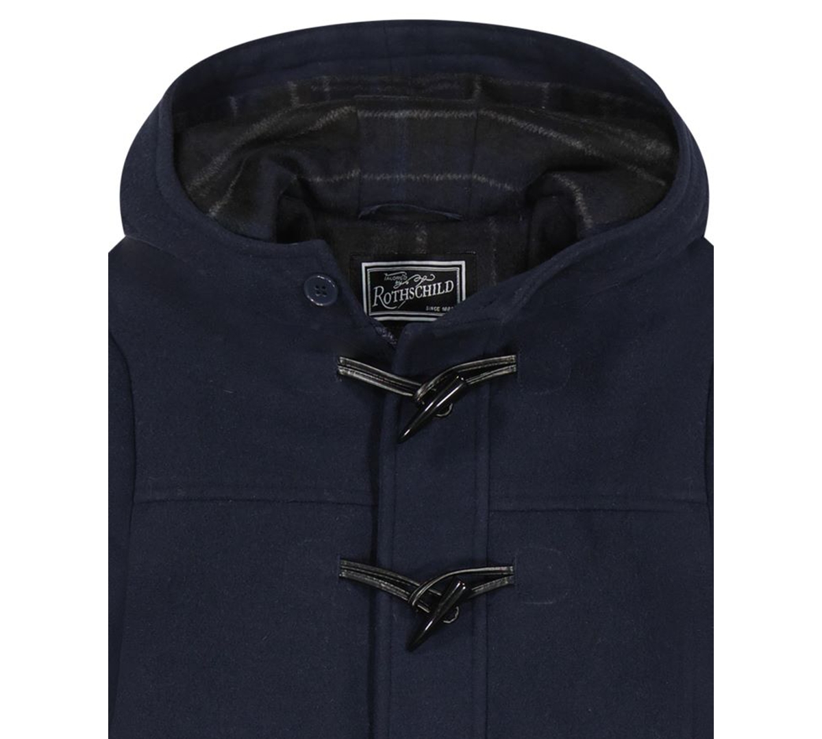 S Rothschild & Co Big Boy 2-piece Toggle Dress Coat And Scarf Set In Blue