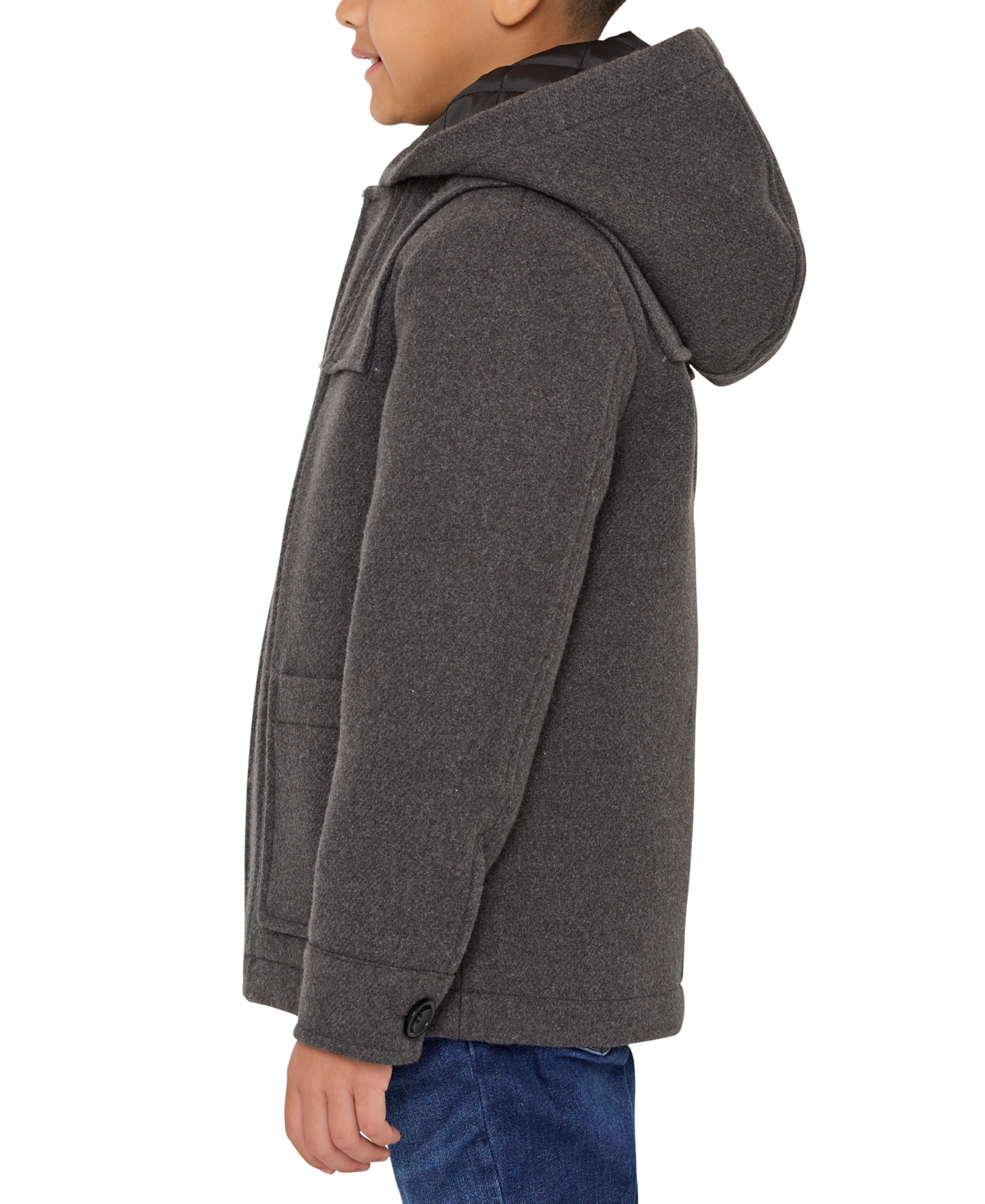S Rothschild & Co Toddler And Little Boys Hooded Jacket In Gray