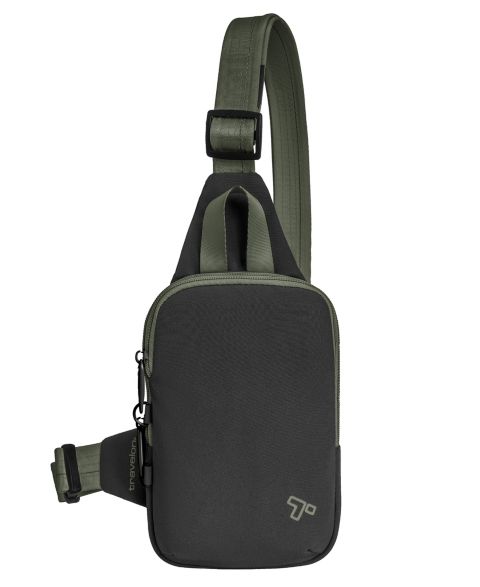 Сумка Travelon Anti-Theft The Voyages Compact Sling, цвет: Чёрный