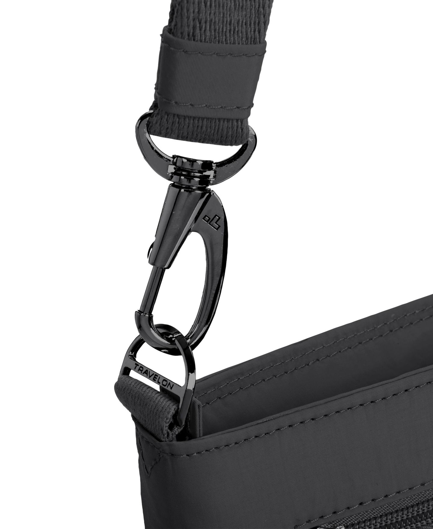 Женская сумка Travelon Anti-Theft Roam Small Crossbody, цвет: Чёрный — фото 7