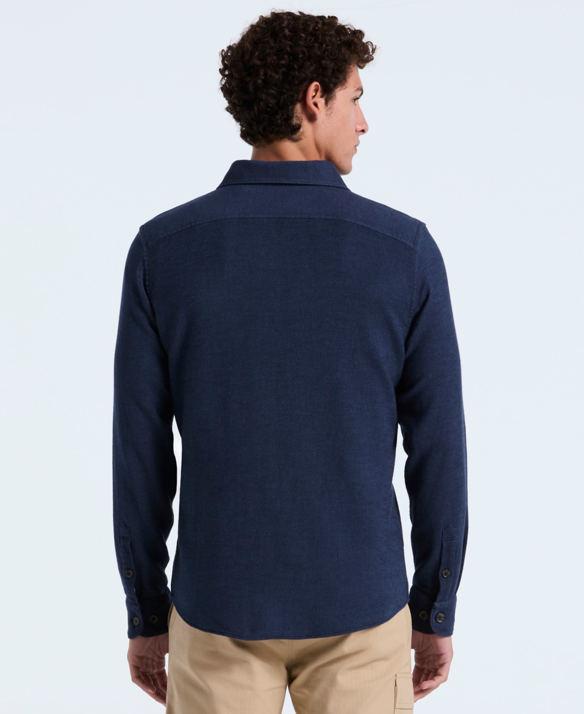Original Penguin Men's Long Sleeve Double Cloth Overshirt