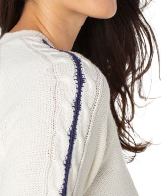 Petite Long Sleeve Crewneck Sweater