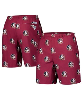 Columbia - Men's Garnet Florida State Seminoles PFG Backcast™ III Omni-Shade™ Shorts