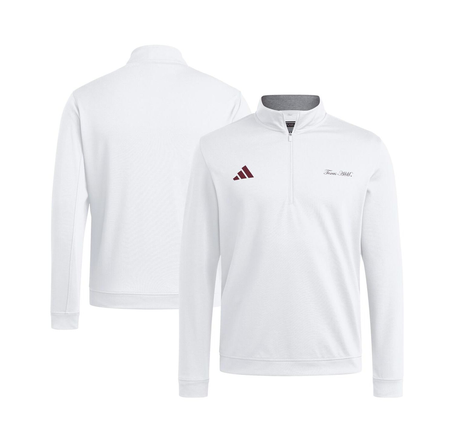 Men's White Texas A&M Aggies Elevated Quarter-Zip Jacket