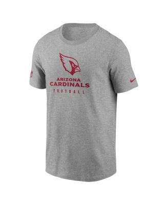Men's Heather Gray Arizona Cardinals Sideline Performance T-Shirt