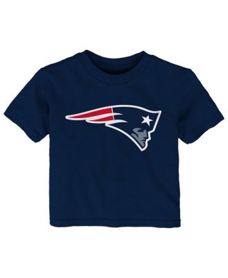 Outerstuff - Baby Boys and Girls Navy New England Patriots Primary Logo T-Shirt