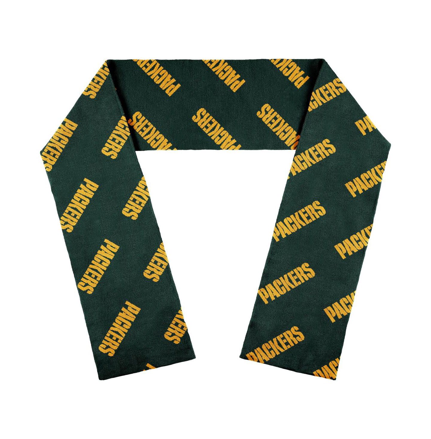 Женский шарф WEAR by Erin Andrews Green Bay Packers Team Wordmark — фото 1