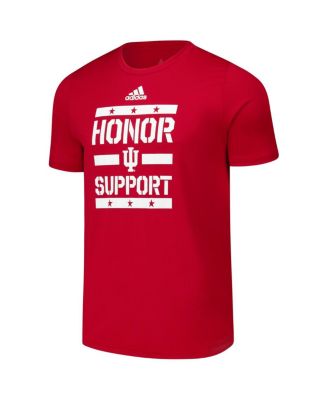 Men's Crimson Indiana Hoosiers Honor Support Pre-Game T-Shirt
