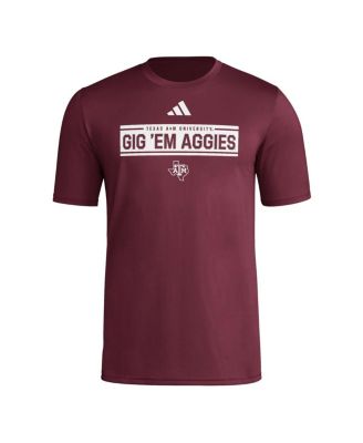 Men's Maroon Texas A&M Aggies Locker Slogan Pre-Game T-Shirt
