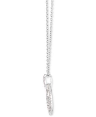 Vanilla Diamond Triple Circle 18" Pendant Necklace (3/4 ct. t.w.) in Platinum