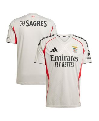 adidas - Men's Gray Benfica 2025/26 Away Replica Jersey