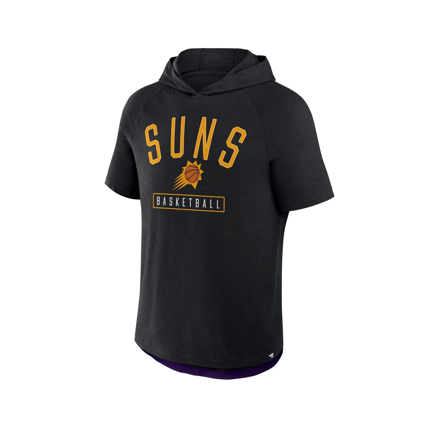 Men's Black Phoenix Suns Pass Legend Raglan Hoodie T-Shirt
