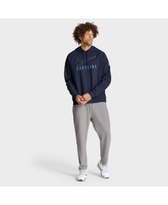 Men's Navy North Carolina Tar Heels Premium Raglan&nbsp;Performance Pullover Hoodie