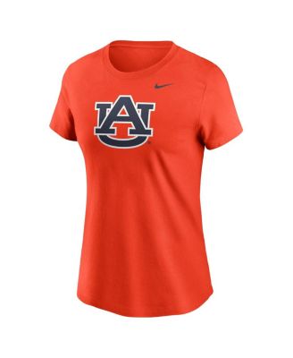 Women's Orange Auburn Tigers Primary Logo T-Shirt
