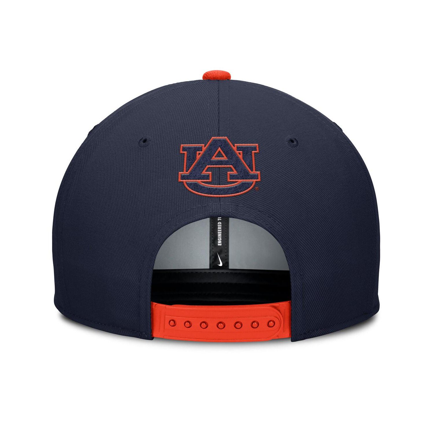 Men's Navy/Orange Auburn Tigers 2025 Sideline Campus Pro Local Snapback Hat