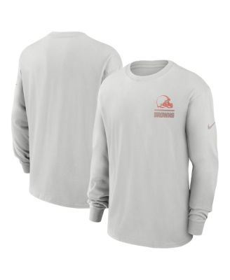 Nike - Gray Cleveland Browns Essential Heavy Max90 Long Sleeve T-Shirt