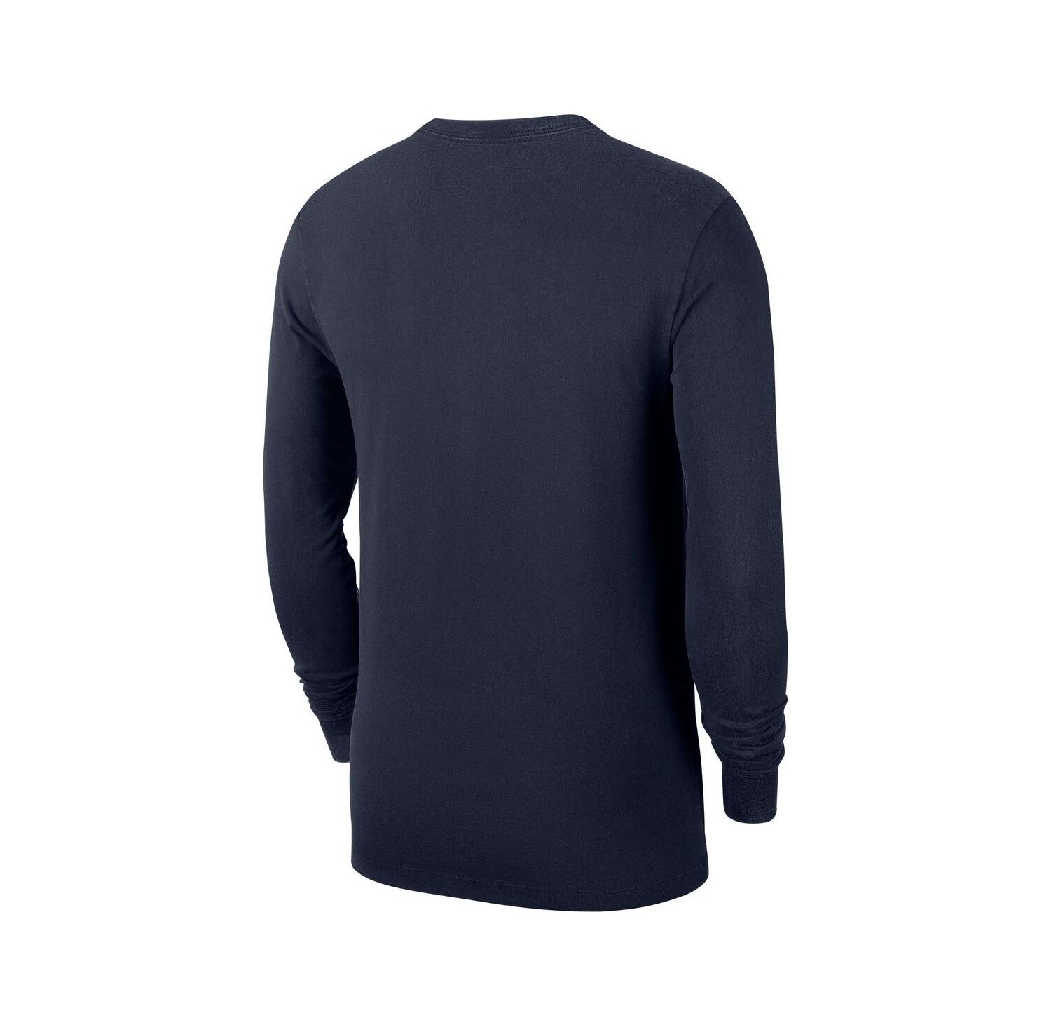 Men's Navy Minnesota Timberwolves Authentic Long Sleeve Practice T-Shirt