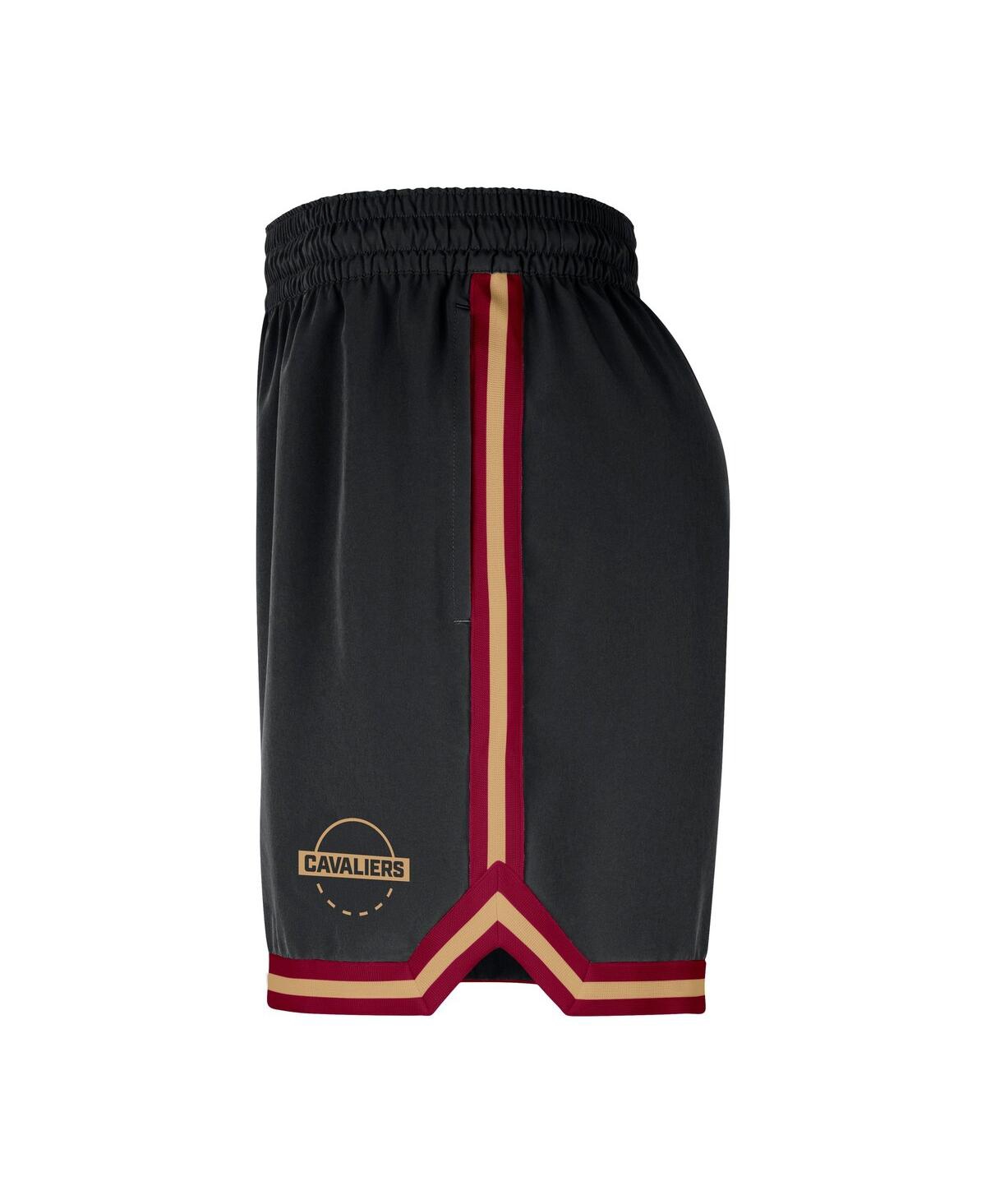 Nike Black Cleveland Cavaliers Authentic Practice Dna Woven Performance Shorts In Black