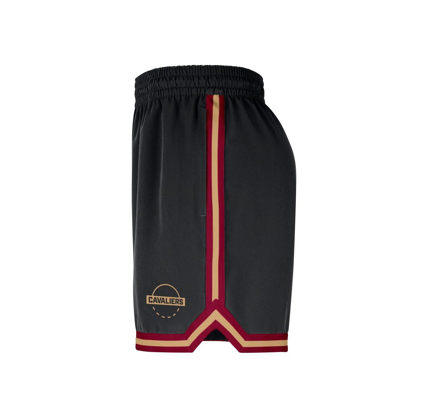 Men's Black Cleveland Cavaliers Authentic Practice DNA Woven Performance Shorts